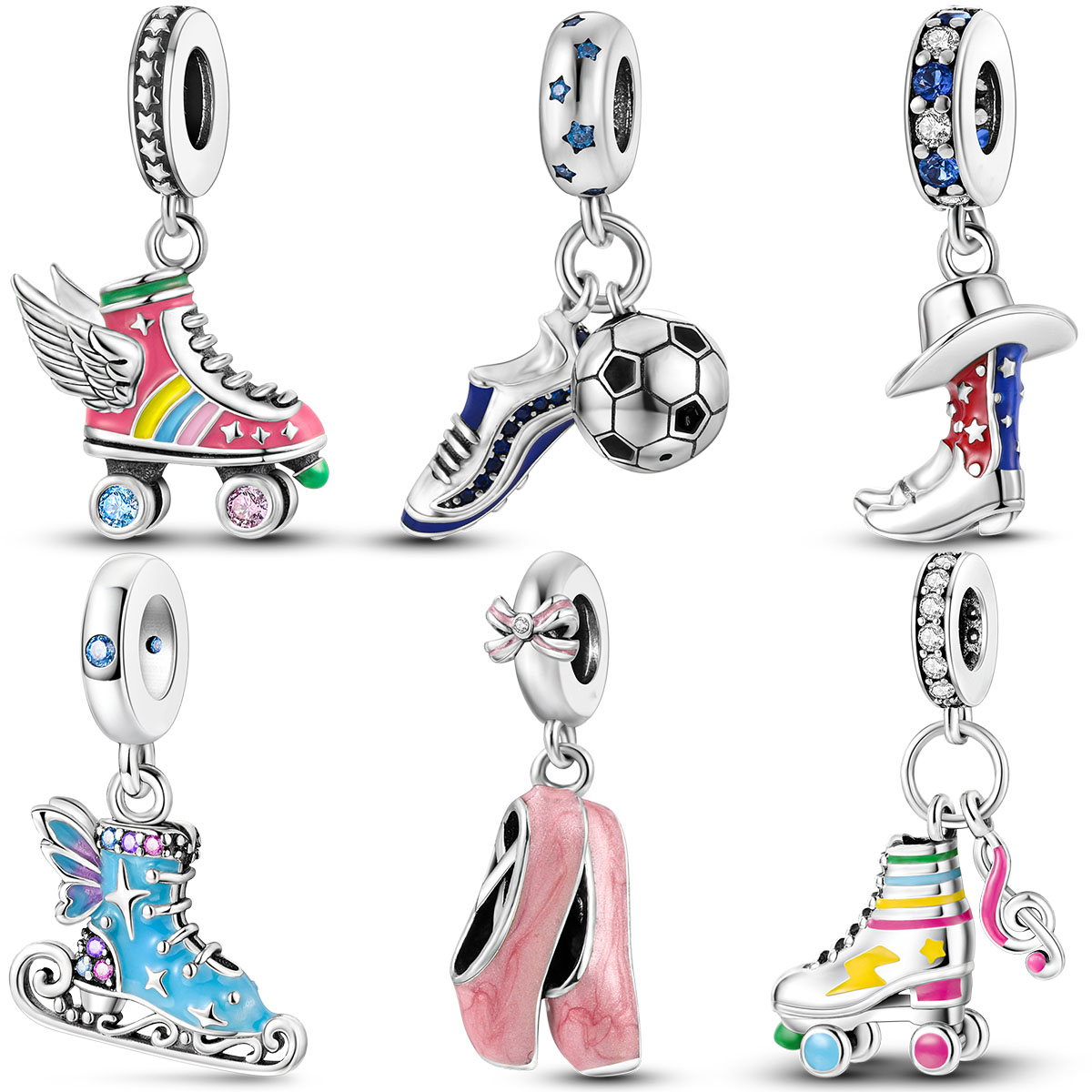 Body Jewelry Charms - Pingente de Prata Esterlina 925 Original