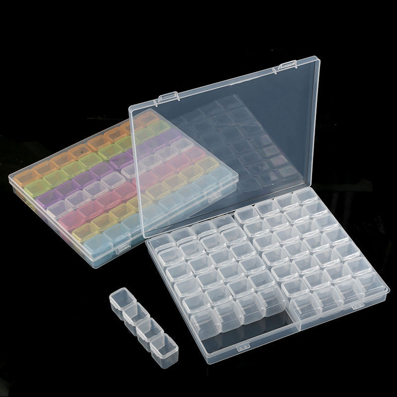 Body Jewelry Organizer - Transparente unhas arte organizador caixa de