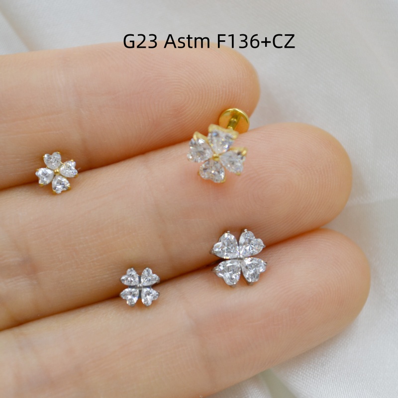 Body Jewelry Store - AMIGATINA Atacado 10 peças Titânio G23
