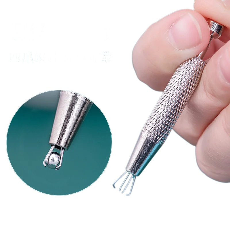 Body Jewelry Tool - Mini 4 Garras Pinça de Jóias,