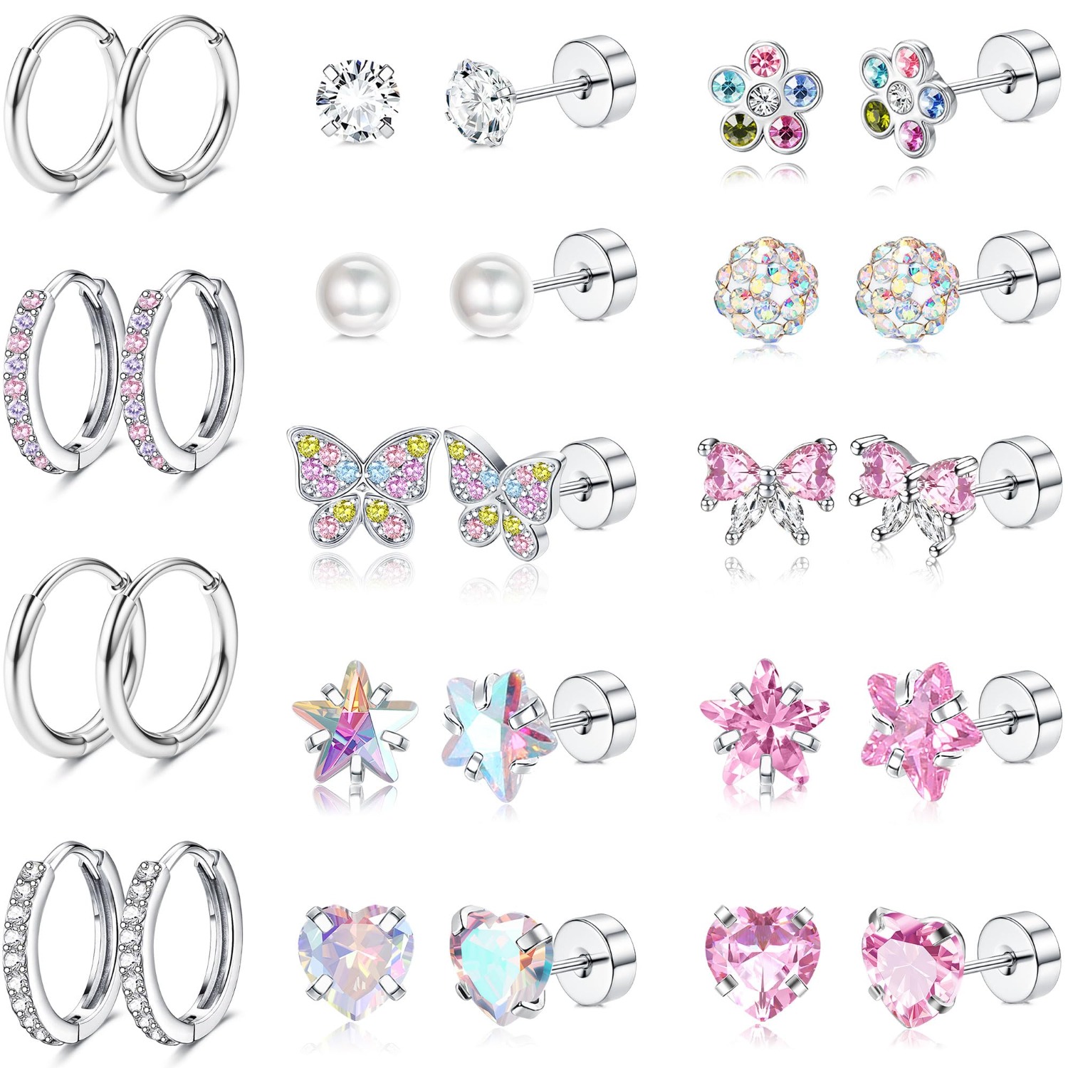 Body Jewelry Flat Back - Bobisty 1 par de brincos para