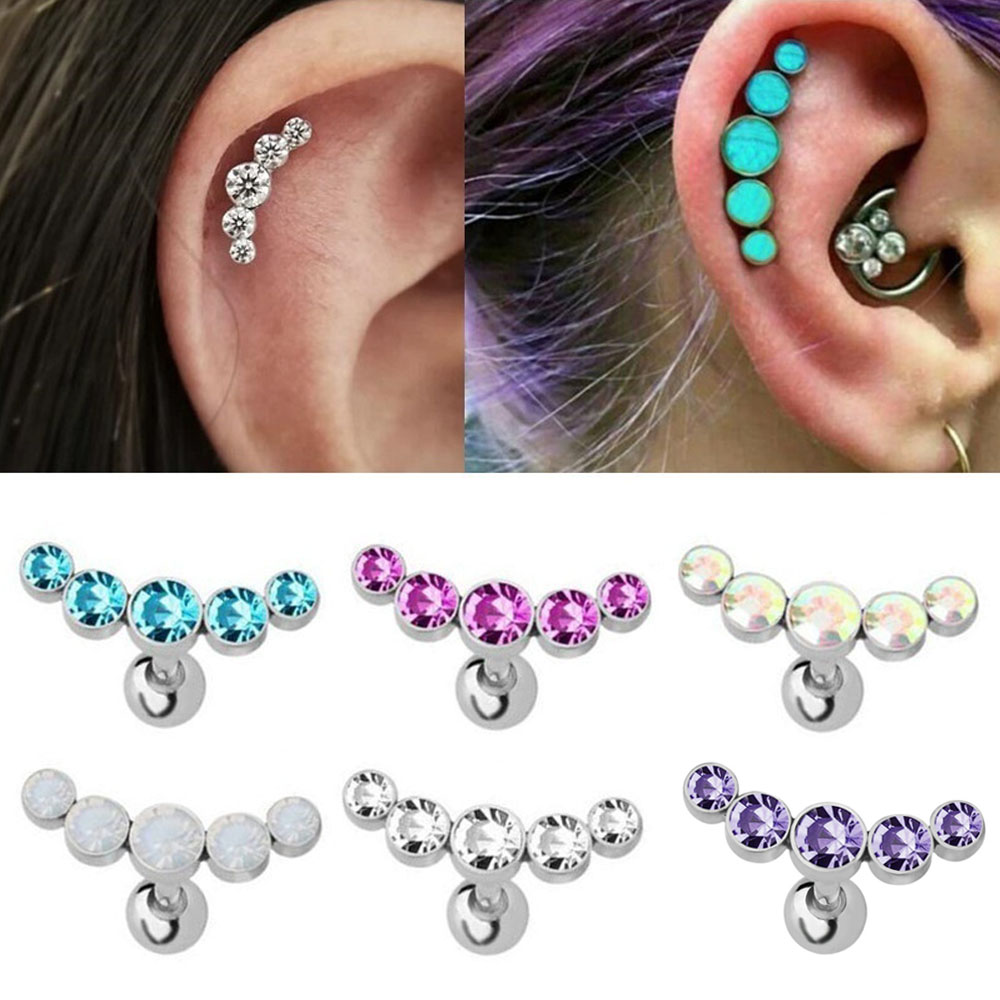Body Jewelry Ear - 1 Peça Brinco de Barra de