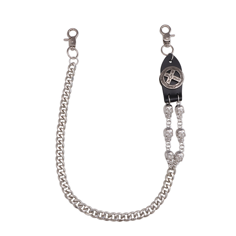Body Jewelry Charms - Corrente de Cintura Multicamadas de Couro