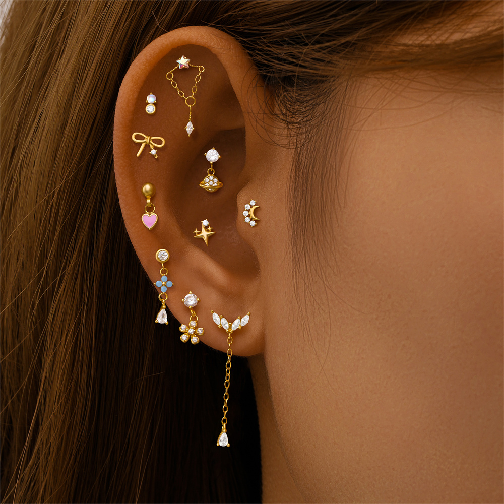 Aide coração bola redonda plan - Body Jewelry Flat Back avaliação e preço