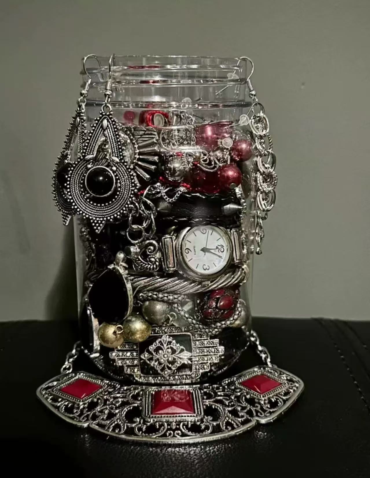 Super popular marca nova caixa - Body Jewelry Organizer avaliação e preço