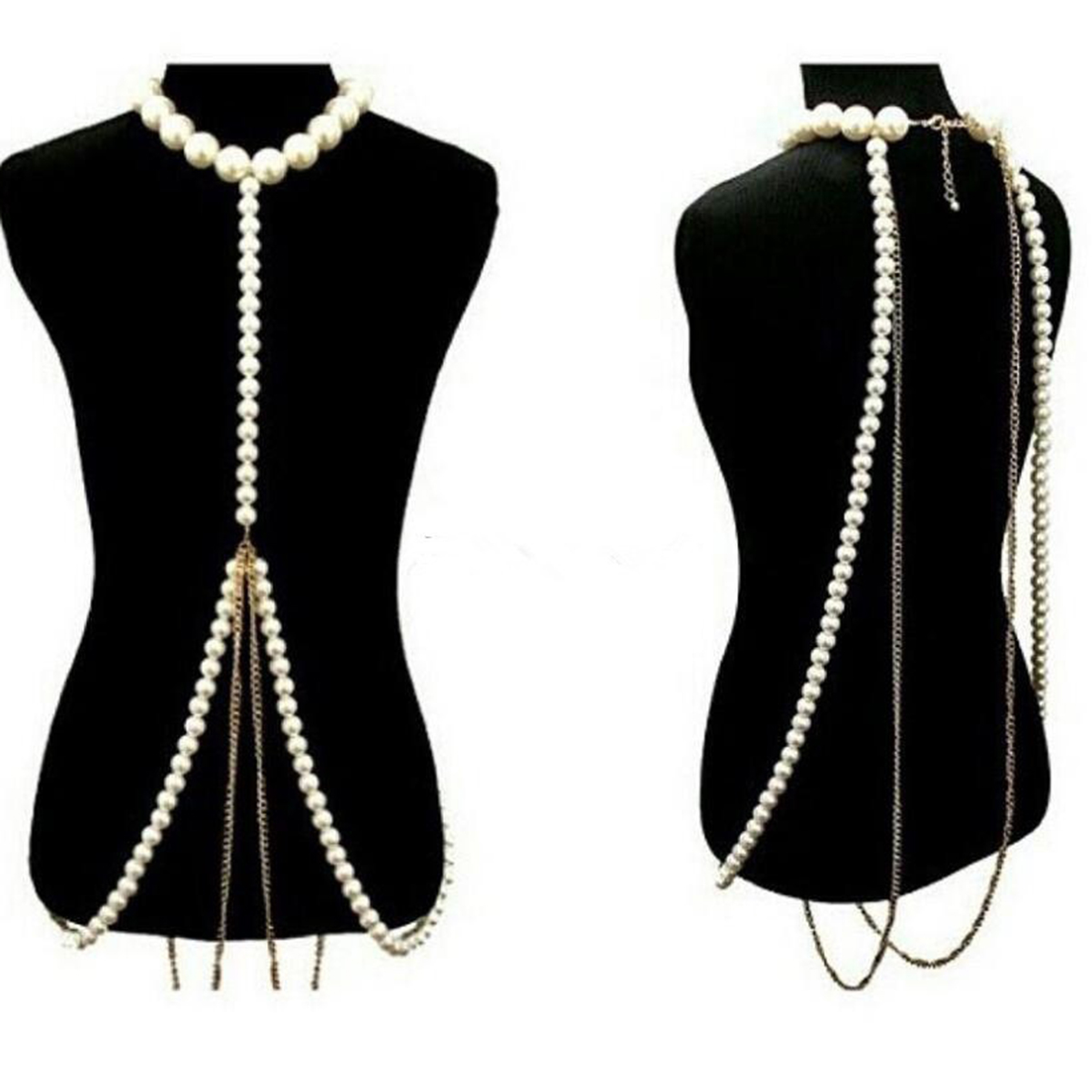 Luxuosa corrente de ouro pérol - Body Jewelry High End avaliação e preço