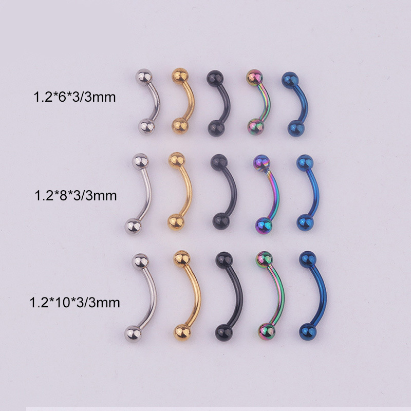 5 peças/lote 16G Aço Inoxidáve - Body Jewelry Ear avaliação e preço