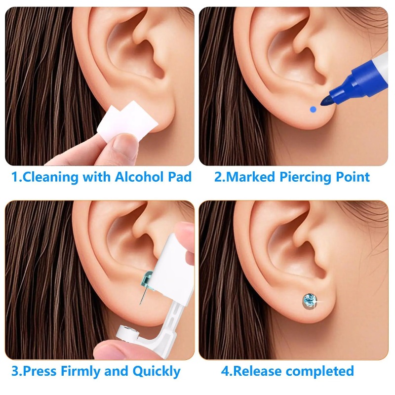 Kit de Pistola de Piercing Des - Body Jewelry Tool avaliação e preço