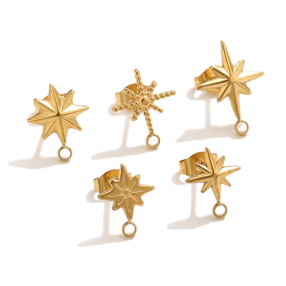 6 Peças de Brincos de Estrela  - Body Jewelry Tool avaliação e preço