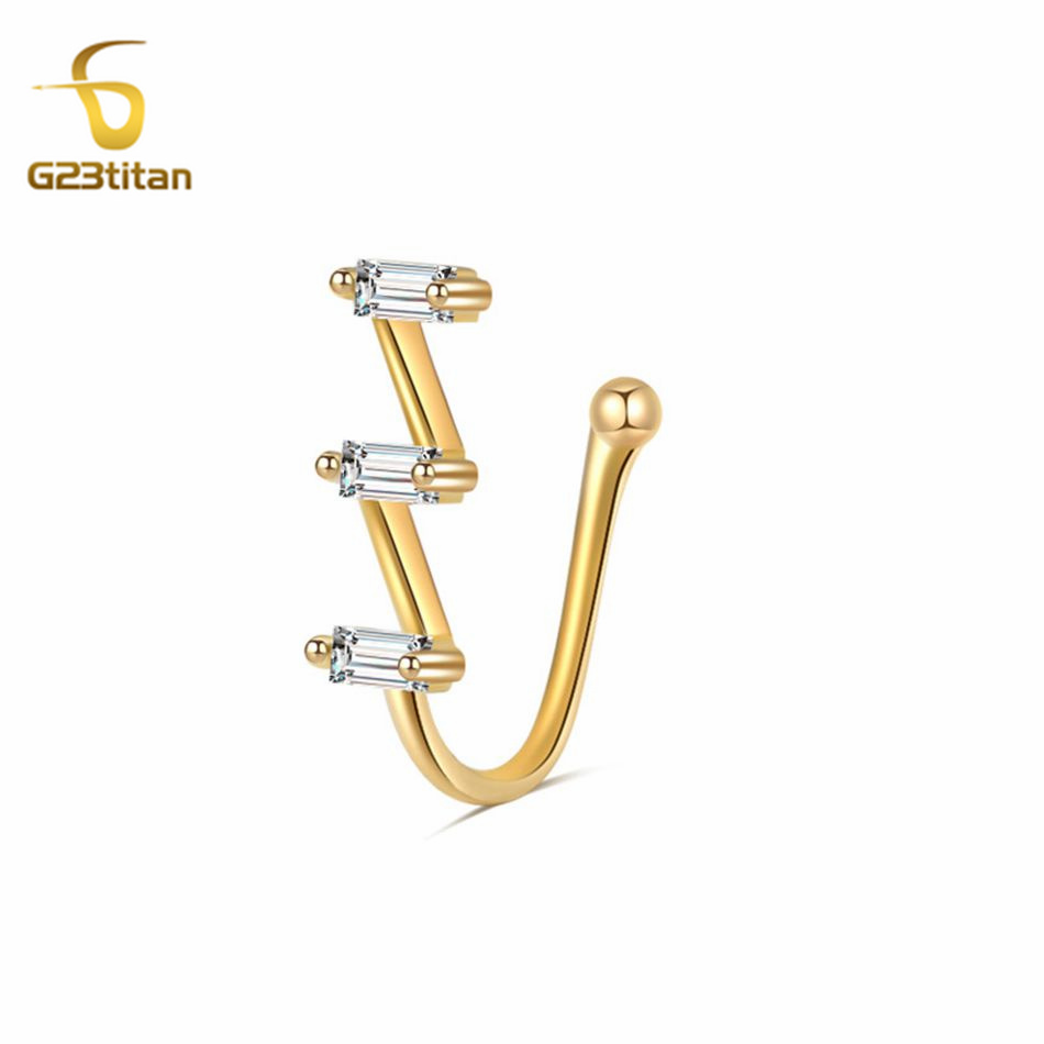 Anel Piercing Nariz Falso para - Body Jewelry Ear avaliação e preço