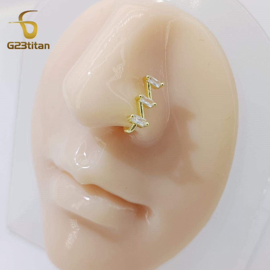 Anel Piercing Nariz Falso para - Body Jewelry Ear avaliação e preço