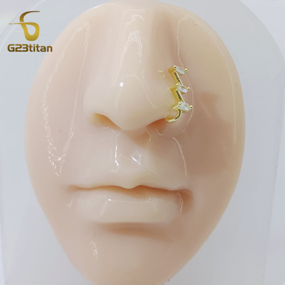 Anel Piercing Nariz Falso para - Body Jewelry Ear avaliação e preço