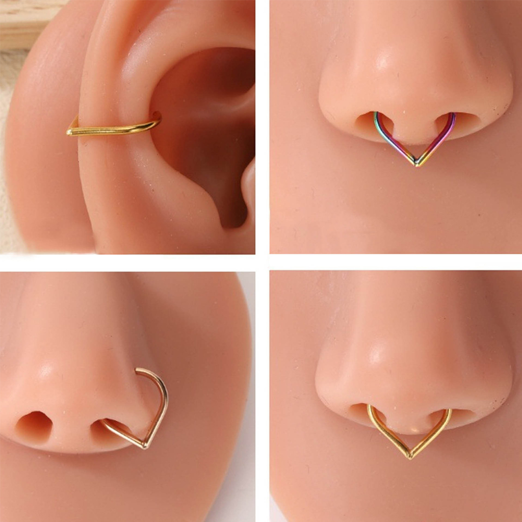 Conjunto de 5 Peças de Argolas - Body Jewelry Ear avaliação e preço