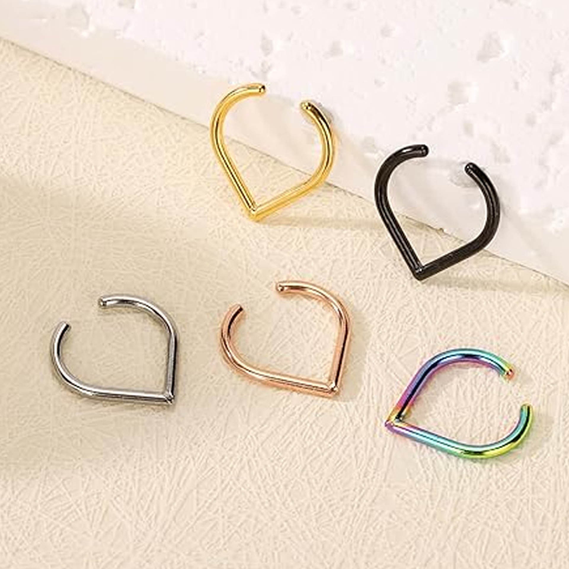 Conjunto de 5 Peças de Argolas - Body Jewelry Ear avaliação e preço