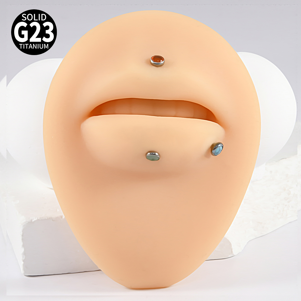 Brinco de cristal de titânio g - Body Jewelry Flat Back avaliação e preço