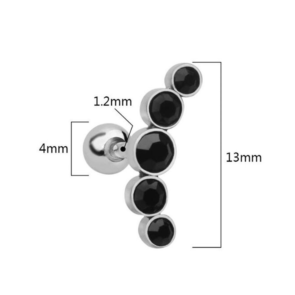 1 Peça Brinco de Barra de Aço  - Body Jewelry Ear avaliação e preço