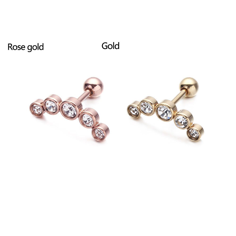 1 Peça Brinco de Barra de Aço  - Body Jewelry Ear avaliação e preço