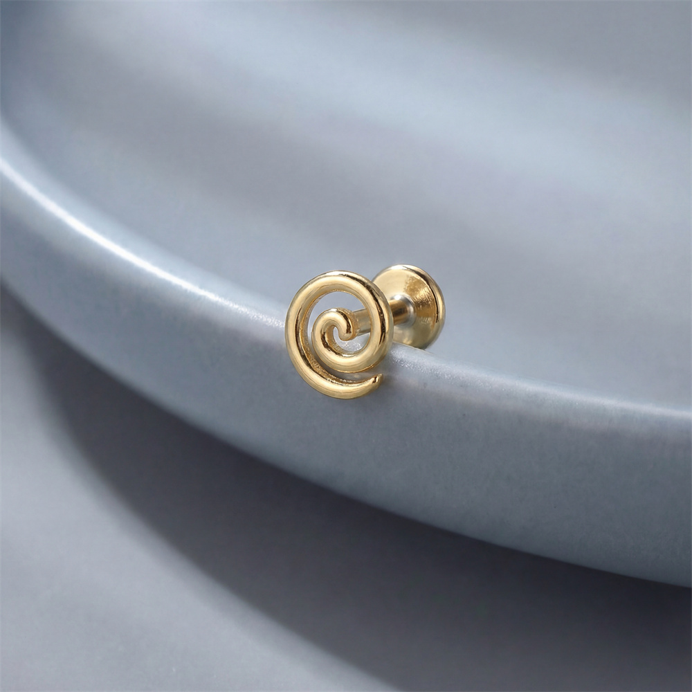 Brinco de Prata Esterlina 925  - Body Jewelry Flat Back avaliação e preço