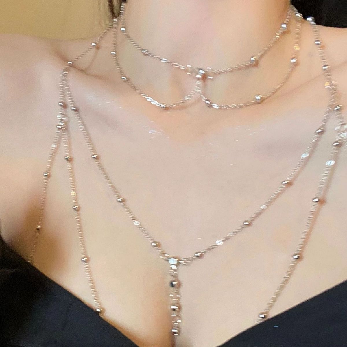 Joias de corrente no peito, es - Body Jewelry High End avaliação e preço