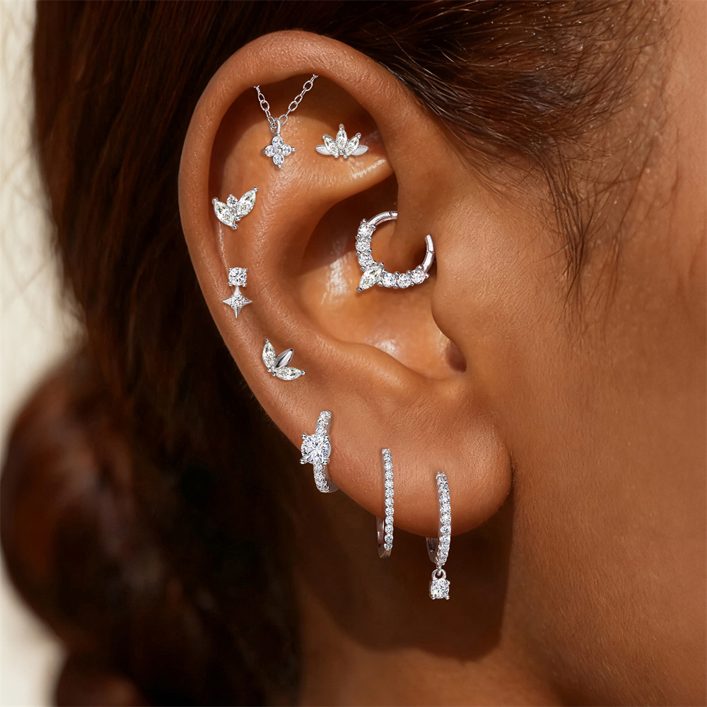 Canner 1 peça brincos de pierc - Body Jewelry Ear avaliação e preço