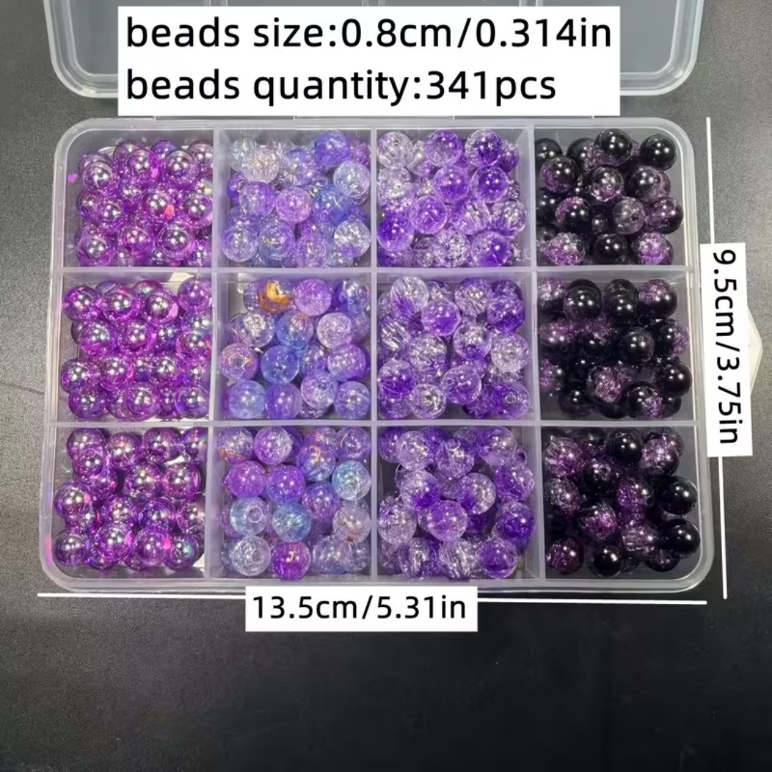 Série Roxa Preta 8mm, Demônio  - Body Jewelry Organizer avaliação e preço