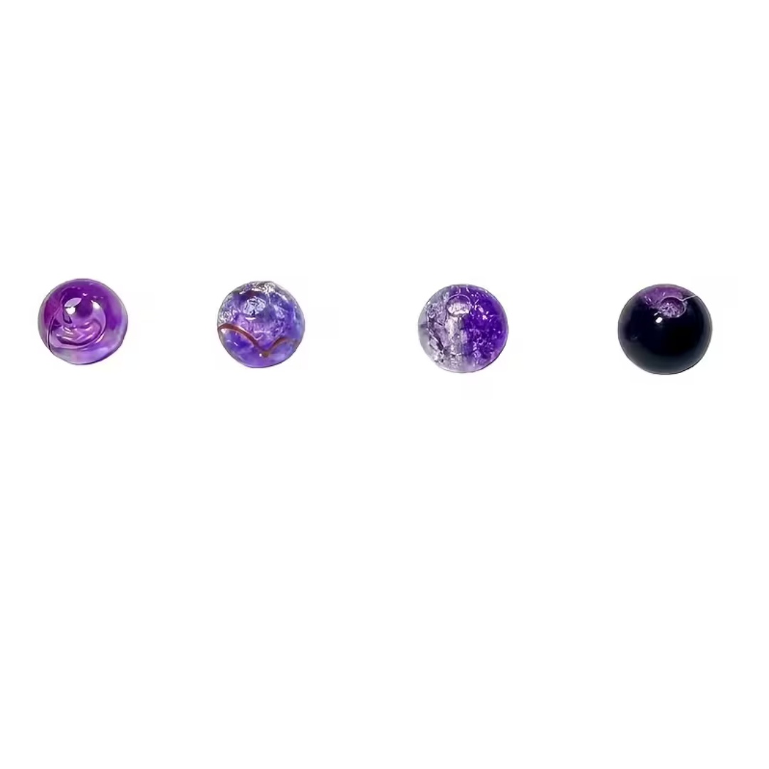 Série Roxa Preta 8mm, Demônio  - Body Jewelry Organizer avaliação e preço