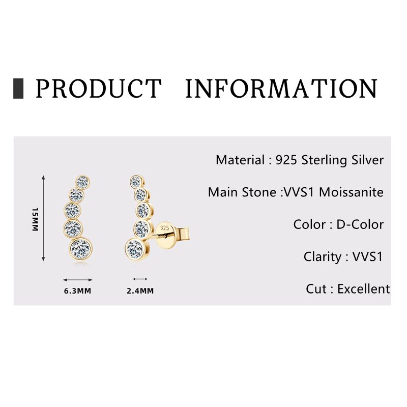 Lnngy brincos de prata pura re - Body Jewelry Ear avaliação e preço