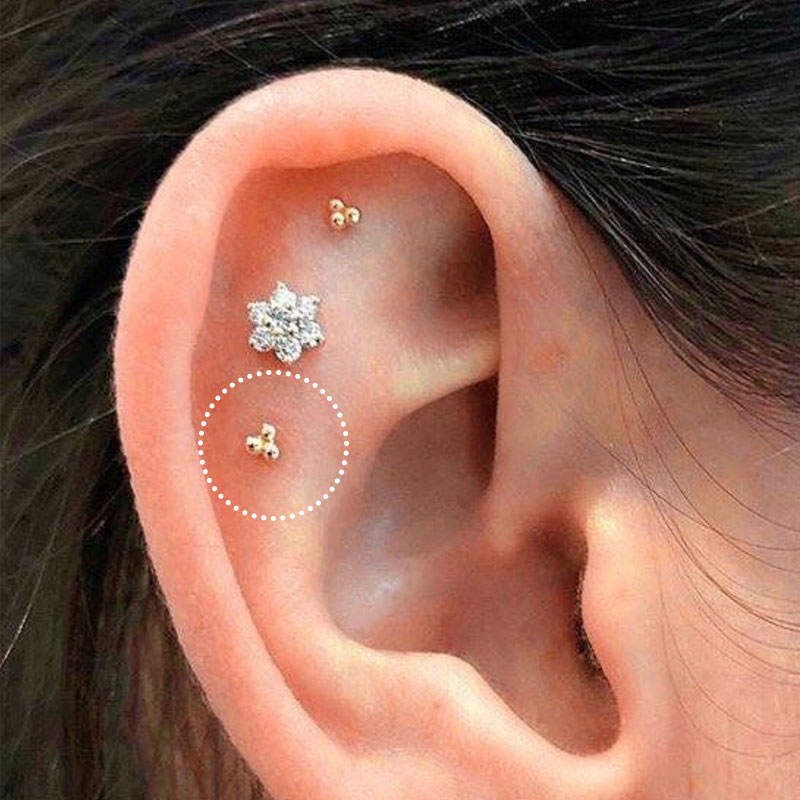 Mini brincos de aço inoxidável - Body Jewelry Flat Back avaliação e preço