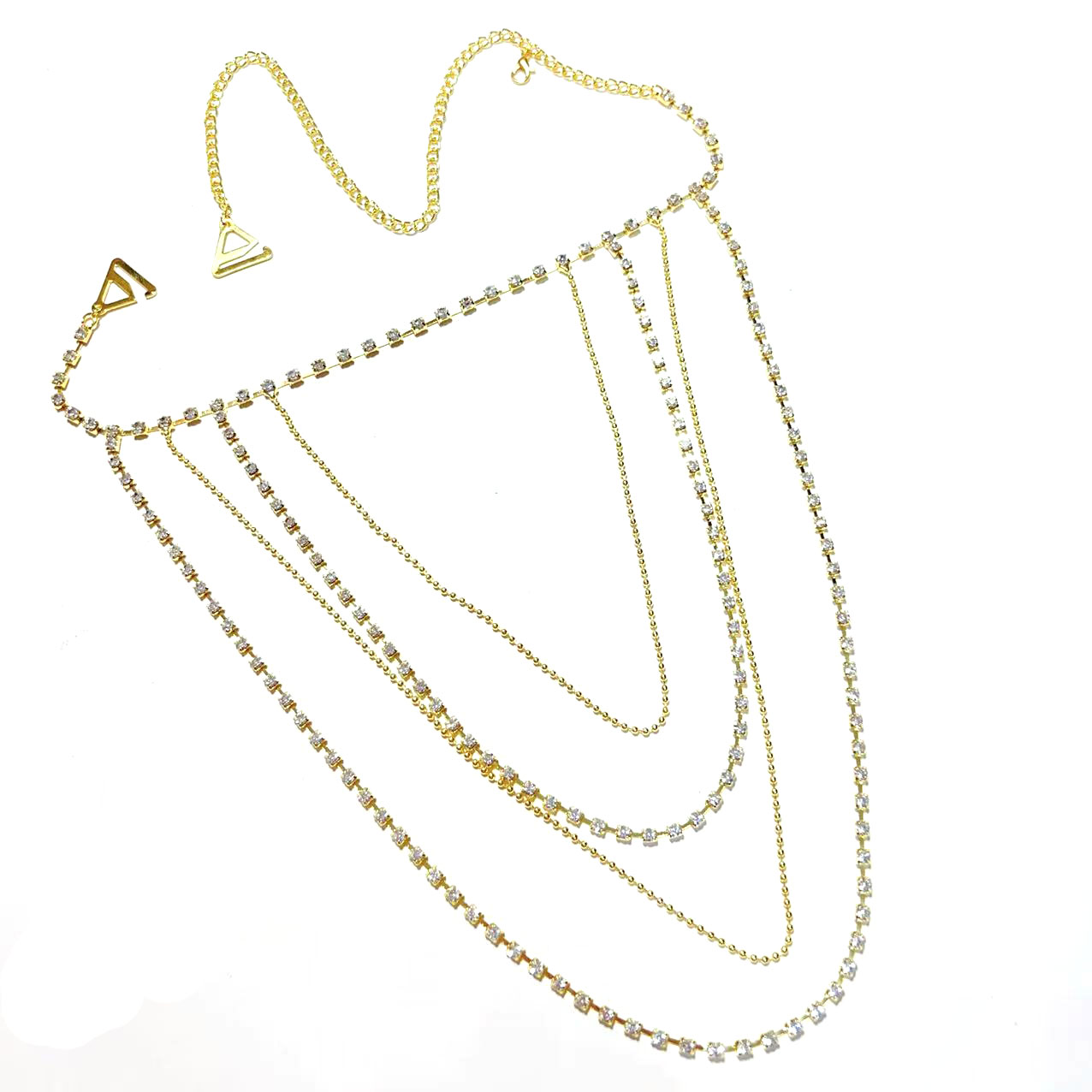 Corrente de ombro multicamadas - Body Jewelry High End avaliação e preço